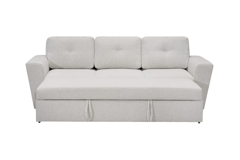 Leia 3-sits Bäddsoffa i tyg - Beige - Möbler - Vardagsrum - Bäddsoffor - 3-sits bäddsoffa