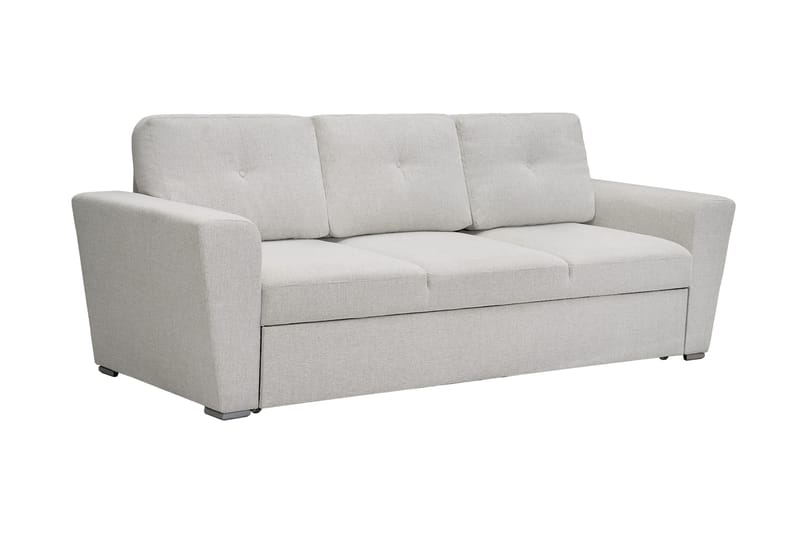 Leia 3-sits Bäddsoffa i tyg - Beige - Möbler - Vardagsrum - Bäddsoffor - 3-sits bäddsoffa