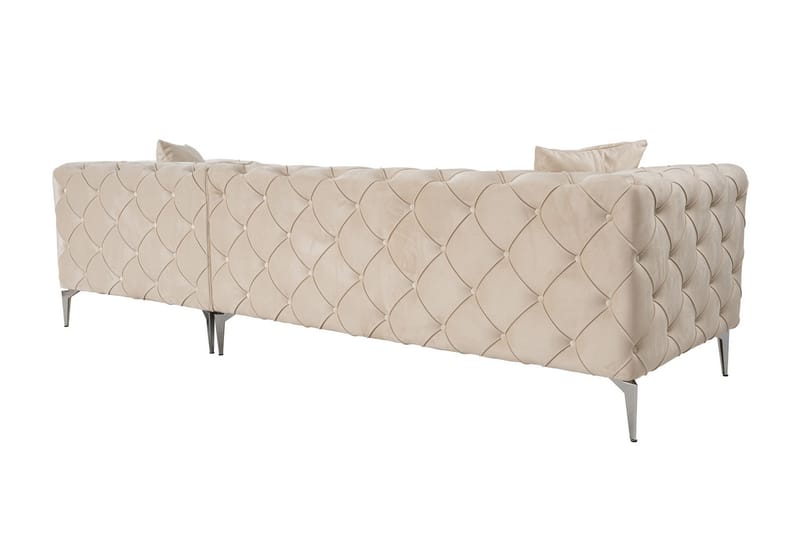 Leithfield 3-sits Soffa med Divan Vänster Beige - Möbler - Vardagsrum - Soffor - Divansoffa & schäslong