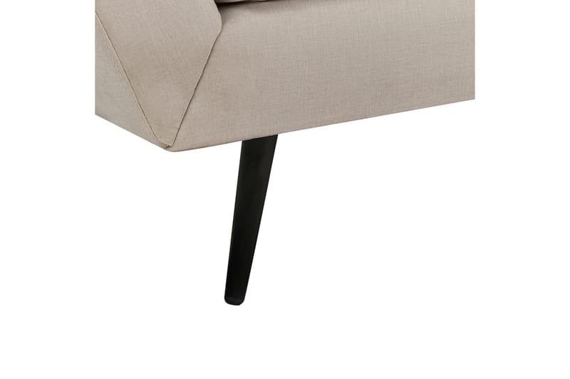 Lenvik Soffa 3-sits - Beige/Svart - Möbler - Vardagsrum - Soffor - Sammetssoffor