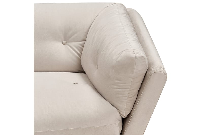 Lenvik Soffa 3-sits - Beige/Svart - Möbler - Vardagsrum - Soffor - Sammetssoffor