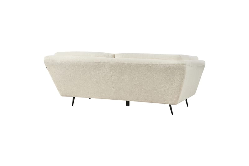 Lenvik Soffa 3-sits - Svart/Vit - Möbler - Vardagsrum - Soffor - 3-sits soffor