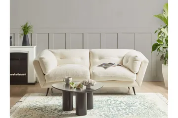 Lenvik Soffa 3-sits - Svart/Vit - Möbler - Vardagsrum - Soffor - 3-sits soffor