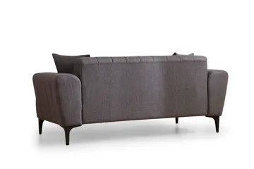 Lilesville 3-sits Soffa - Mörkgrå - Möbler - Vardagsrum - Soffor - 2-sits soffor
