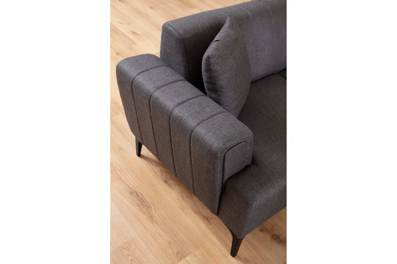 Lilesville 3-sits Soffa - Mörkgrå - Möbler - Vardagsrum - Soffor - 2-sits soffor