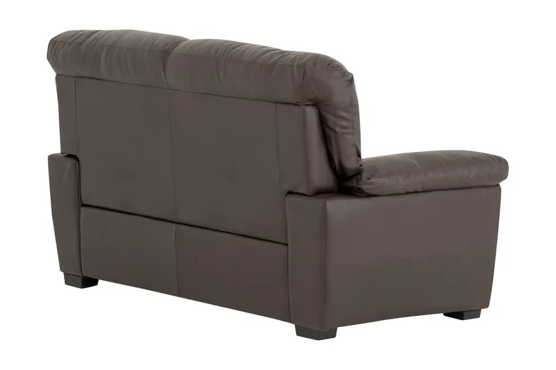 Lindby 2-sits Soffa Konstläder - Brun - Möbler - Vardagsrum - Soffor - Skinnsoffor