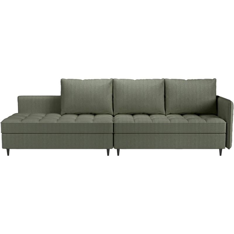 Lindhus 3-sits Soffa med vändbar divan och förvaring - Grön - Möbler - Vardagsrum - Soffor - Divansoffa & schäslong
