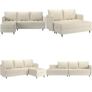 Lindhus Soffa med Divan 3-sits - Grå - Möbler - Vardagsrum - Soffor - Divansoffa & schäslong