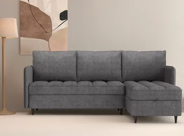 Lindhus Soffa med Divan 3-sits - Grå - Möbler - Vardagsrum - Soffor - Divansoffa & schäslong