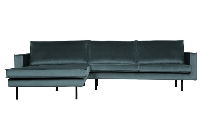Lissbon 3-sits Vänstervänd L-formad Divansoffa 300 cm i Sammet - Blå|Grön - Möbler - Vardagsrum - Soffor - Divansoffa & schäslong