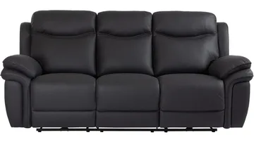 Livaro Reclinersoffa 3-sits Elektrisk - Svart - Möbler - Vardagsrum - Soffor - Reclinersoffor & Biosoffor