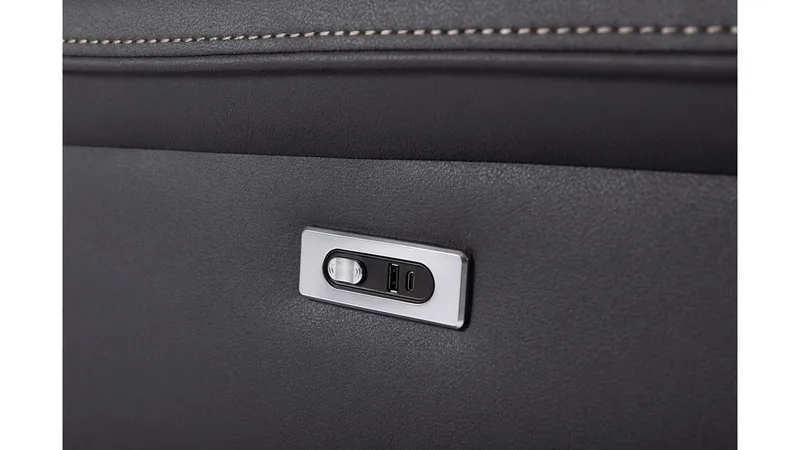 Livaro Reclinersoffa 3-sits Elektrisk - Svart - Möbler - Vardagsrum - Soffor - Reclinersoffor & Biosoffor