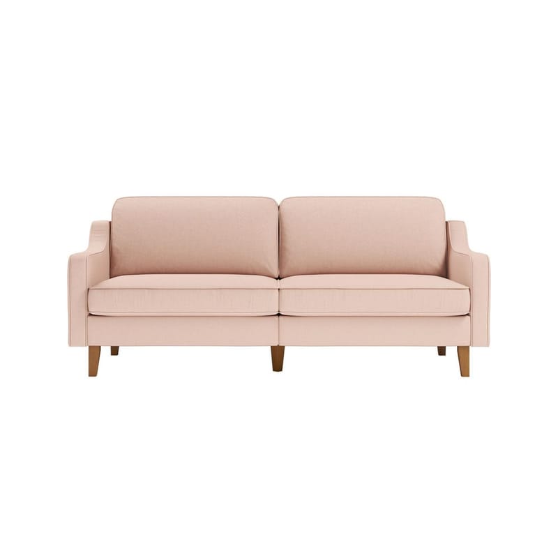 Lorvas 3-sits Soffa - Ljusröd - Möbler - Vardagsrum - Soffor - Sammetssoffor