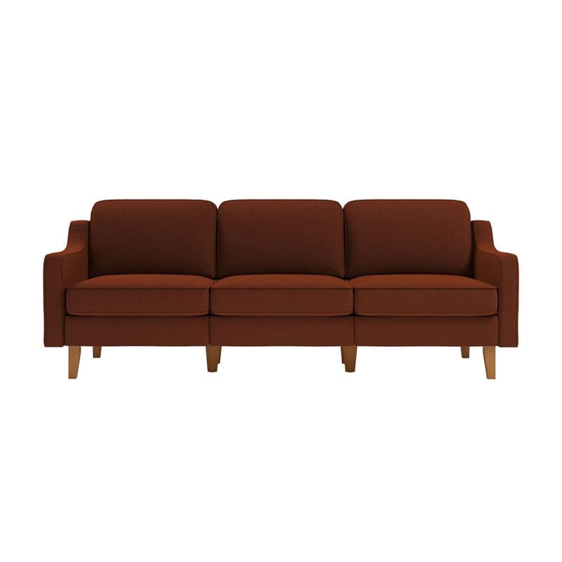 Lorvas 3-sits Soffa - Röd - Möbler - Vardagsrum - Soffor - Sammetssoffor