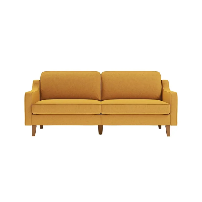 Lorvas 3-sits Soffa - Senapsgul - Möbler - Vardagsrum - Soffor - Sammetssoffor