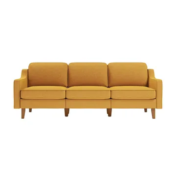 Lorvas 3-sits Soffa - Senapsgul - Möbler - Vardagsrum - Soffor - Sammetssoffor