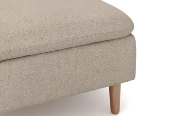 Lovis 3-sits Soffa med vändbar Divan i tyg - Beige - Möbler - Vardagsrum - Soffor - Divansoffa & schäslong