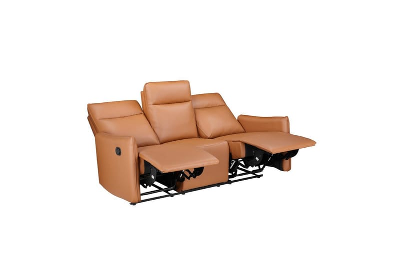 Lugo Reclinersoffa 3-sits - Brun - Möbler - Vardagsrum - Soffor - Reclinersoffor & Biosoffor
