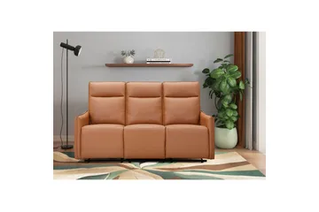 Lugo Reclinersoffa 3-sits - Brun - Möbler - Vardagsrum - Soffor - Reclinersoffor & Biosoffor