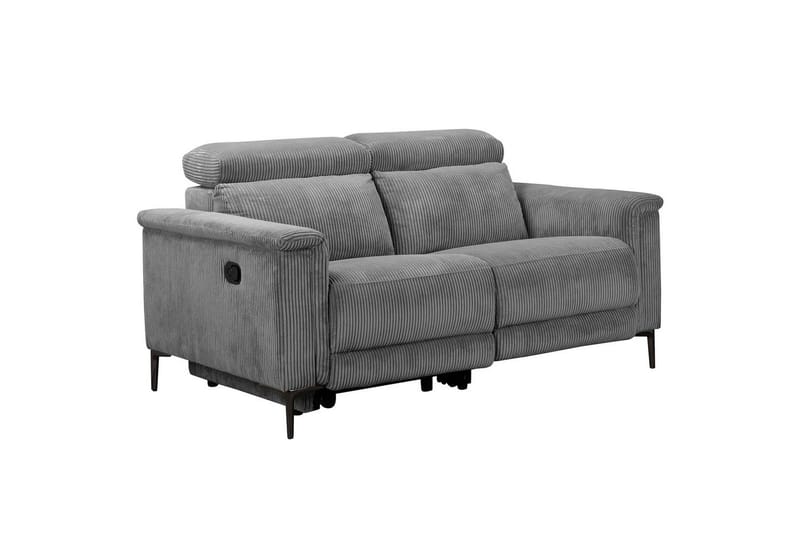 Lund Reclinersoffa 2-sits - Grå - Möbler - Vardagsrum - Soffor - Reclinersoffor & Biosoffor