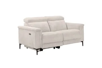 Lund Reclinersoffa 2-sits - Vit - Möbler - Vardagsrum - Soffor - Reclinersoffor & Biosoffor