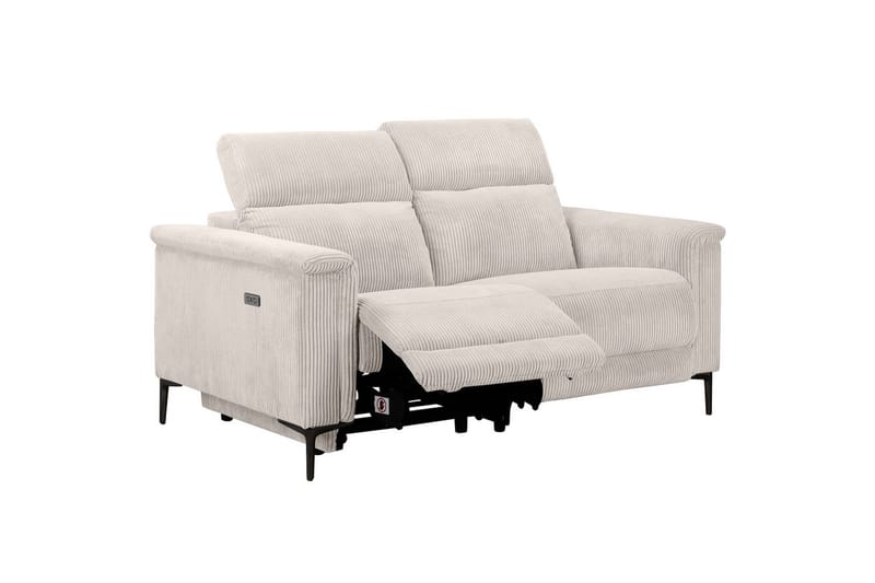 Lund Reclinersoffa 2-sits - Vit - Möbler - Vardagsrum - Soffor - Reclinersoffor & Biosoffor