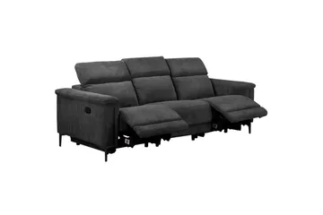 Lund Reclinersoffa 3-sits - Grå - Möbler - Vardagsrum - Soffor - Reclinersoffor & Biosoffor