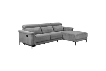 Lund Reclinersoffa 3-sits - Grå - Möbler - Vardagsrum - Soffor - Reclinersoffor & Biosoffor
