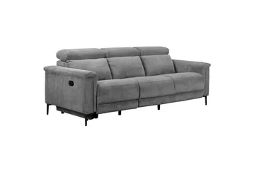 Lund Reclinersoffa 3-sits - Grå - Möbler - Vardagsrum - Soffor - Reclinersoffor & Biosoffor