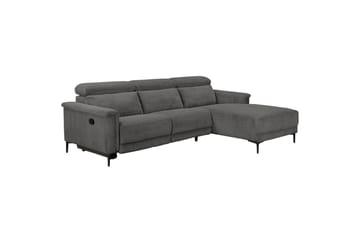 Lund Reclinersoffa 3-sits - Grå - Möbler - Vardagsrum - Soffor - Reclinersoffor & Biosoffor