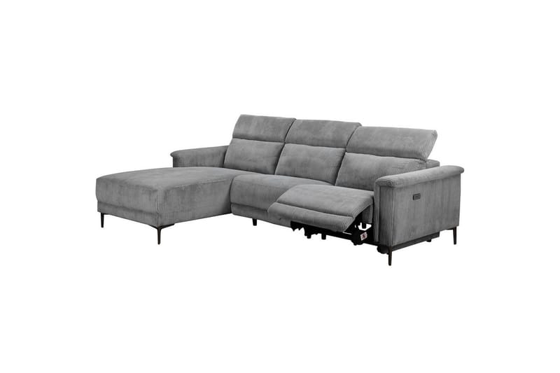Lund Reclinersoffa 3-sits - Grå - Möbler - Vardagsrum - Soffor - Reclinersoffor & Biosoffor