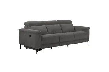 Lund Reclinersoffa 3-sits - Grå - Möbler - Vardagsrum - Soffor - Reclinersoffor & Biosoffor