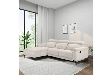Lund Reclinersoffa 3-sits - Vit - Möbler - Vardagsrum - Soffor - Reclinersoffor & Biosoffor