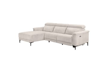 Lund Reclinersoffa 3-sits - Vit - Möbler - Vardagsrum - Soffor - Reclinersoffor & Biosoffor
