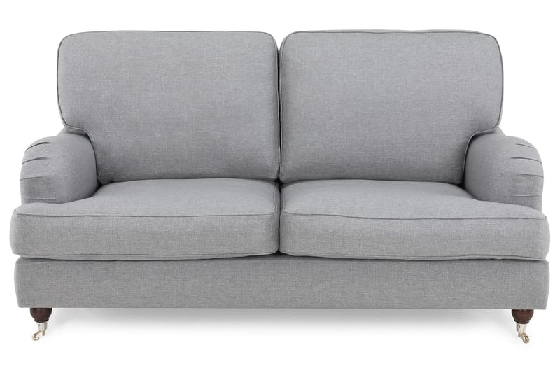 LYNN 2-sits Soffa Grovvävt tyg Vit - Skräddarsy färg och tyg - Howardsoffor - 2-sits soffor
