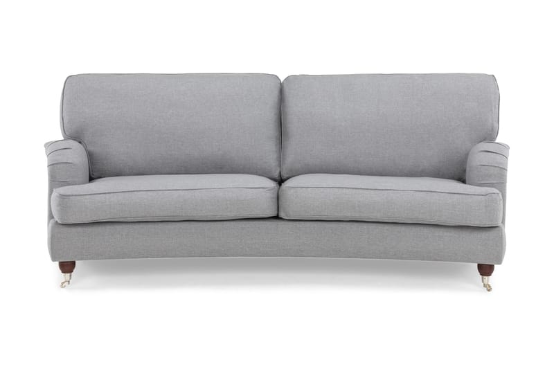 LYNN 3-sits Soffa Svängd Ljusgrå - 3-sits soffor - Howardsoffor