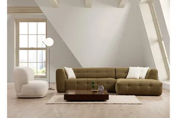 Octavian Soffa m. Divan 5-sits - Mörkbeige - Möbler - Vardagsrum - Soffor - Divansoffa & schäslong