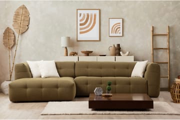 Macondo Soffa m. Divan 5-sits Mörkbeige - Möbler - Vardagsrum - Soffor - Divansoffa & schäslong