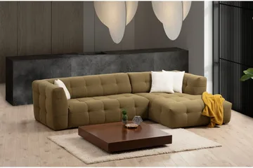 Octavian Soffa m. Divan 5-sits - Mörkbeige - Möbler - Vardagsrum - Soffor - Divansoffa & schäslong