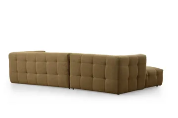 Octavian Soffa m. Divan 5-sits - Mörkbeige - Möbler - Vardagsrum - Soffor - Divansoffa & schäslong