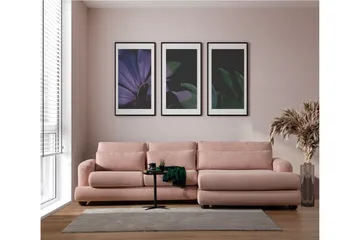 Relento Soffa m. Divan 3-sits - Rosa - Möbler - Vardagsrum - Soffor - Divansoffa & schäslong