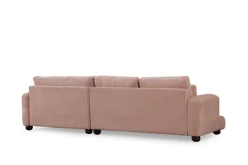 Relento Soffa m. Divan 3-sits - Rosa - Möbler - Vardagsrum - Soffor - Divansoffa & schäslong