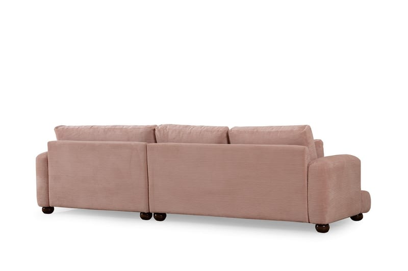 Madhan Soffa m. Divan 3-sits Rosa - Divansoffa & schäslong