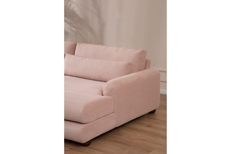 Madhan Soffa m. Divan 3-sits Rosa - Divansoffa & schäslong