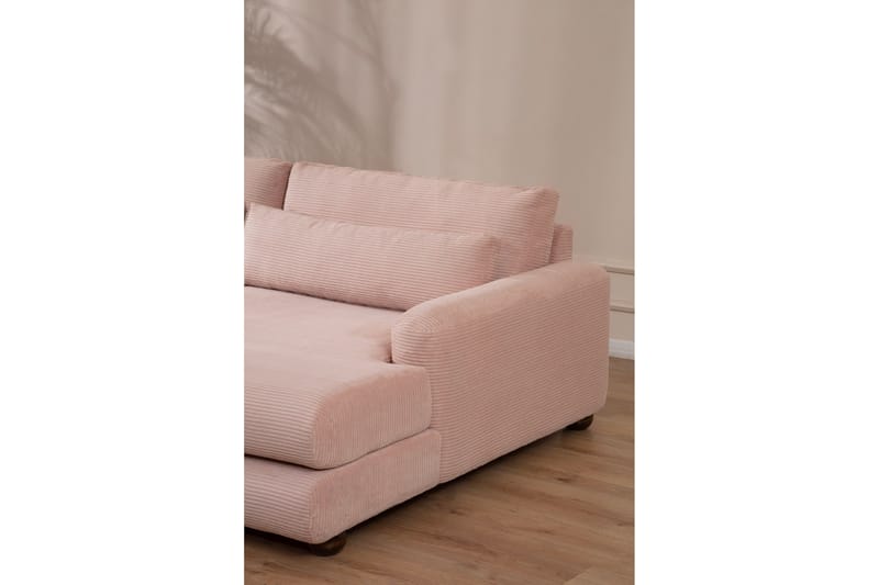 Relento Soffa m. Divan 3-sits - Rosa - Möbler - Vardagsrum - Soffor - Divansoffa & schäslong