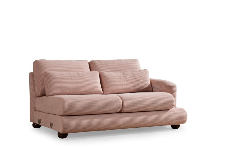 Relento Soffa m. Divan 3-sits - Rosa - Möbler - Vardagsrum - Soffor - Divansoffa & schäslong