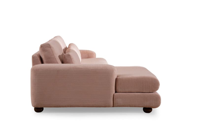 Relento Soffa m. Divan 3-sits - Rosa - Möbler - Vardagsrum - Soffor - Divansoffa & schäslong