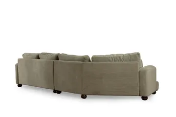Relento Svängd Soffa 4-sits - Grön - Möbler - Vardagsrum - Soffor - 4-sits soffor