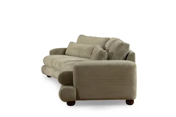 Relento Svängd Soffa 4-sits - Grön - Möbler - Vardagsrum - Soffor - 4-sits soffor