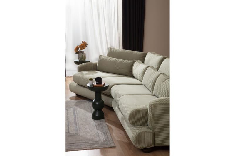 Relento Svängd Soffa 4-sits - Grön - Möbler - Vardagsrum - Soffor - 4-sits soffor
